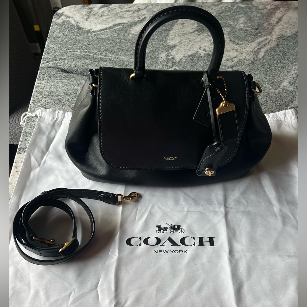 COACH Black Slouchy Rogue
